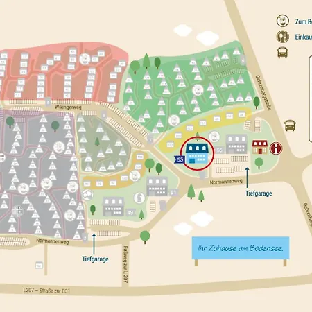 Daire Ferienwohnpark Maisonette-wohnung 53 31